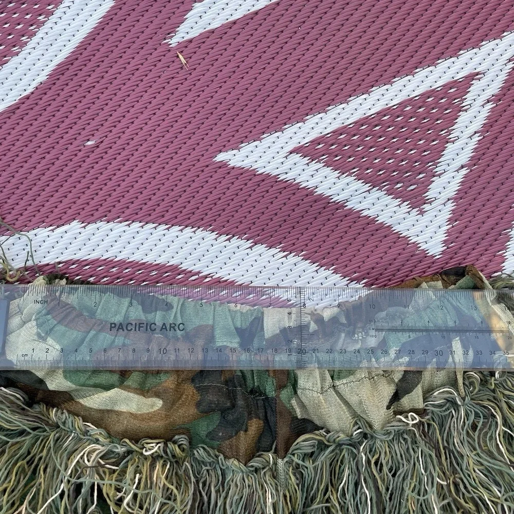 Woodland Camouflage Ghillie Suit Sniper Green Grass Camo Clothing Hunting Suit